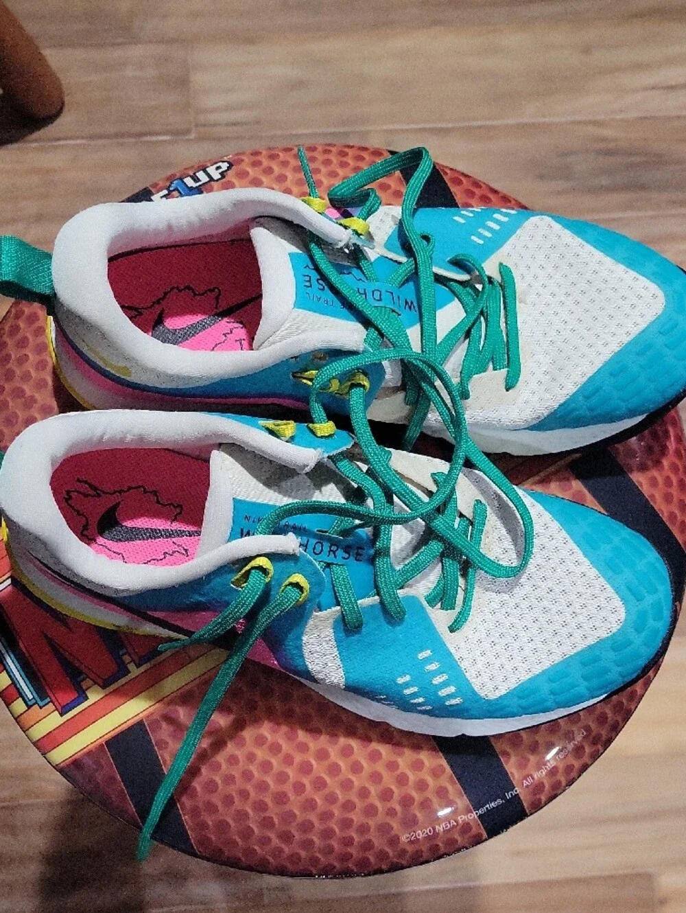 Nike Women’s Blue Teal White Trail Running Shoes